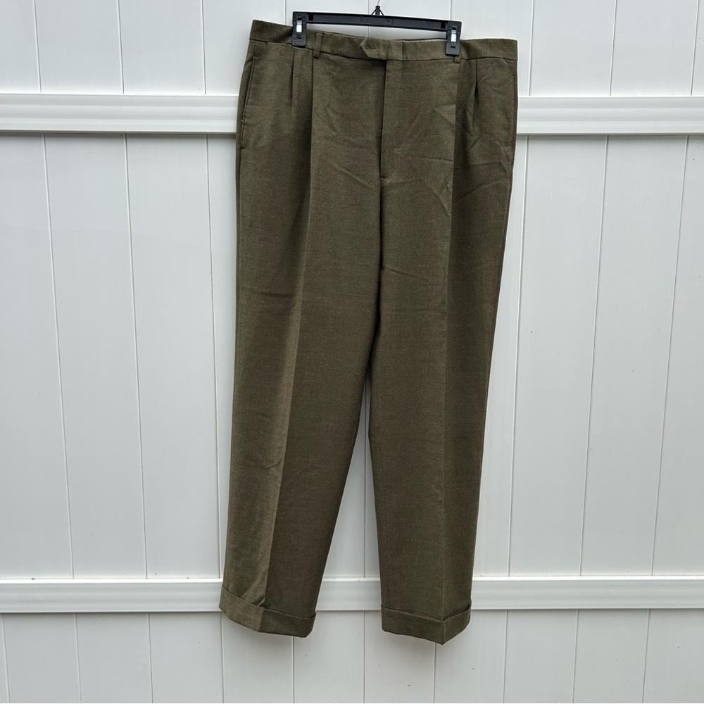 Men's Olive Green Pants - Picture 3 of 10